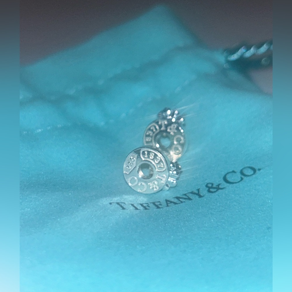 Tiffany & Co 1837 Sterling Silver Studs